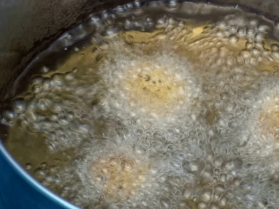 frying Falafel 